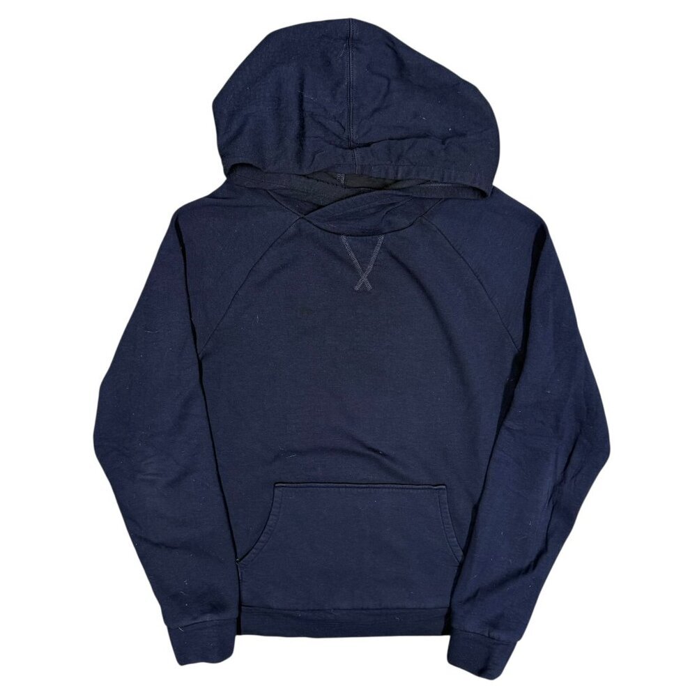 Ami Paris Alexandre Mattiussi Viscose Hoodie Blue Pullover Large